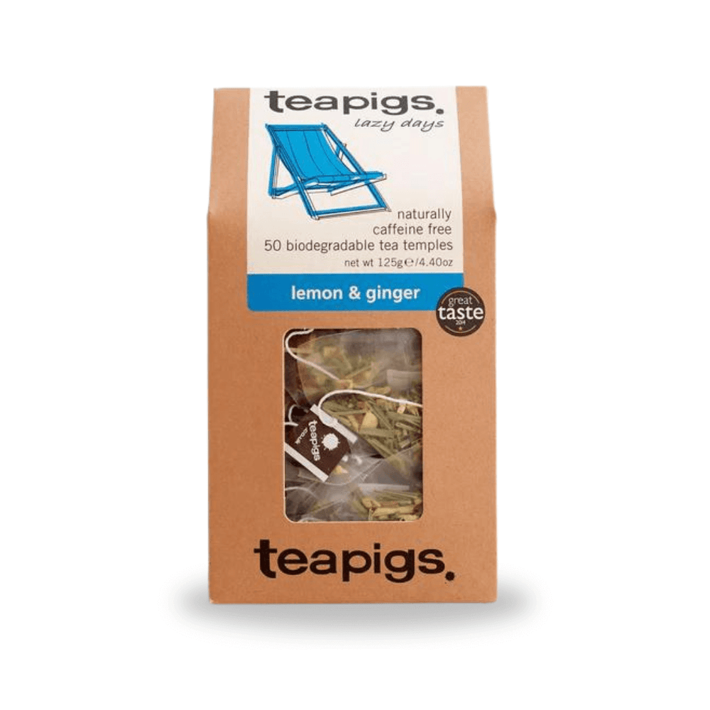 Teapigs Lemon & Ginger Tea Temples (50)