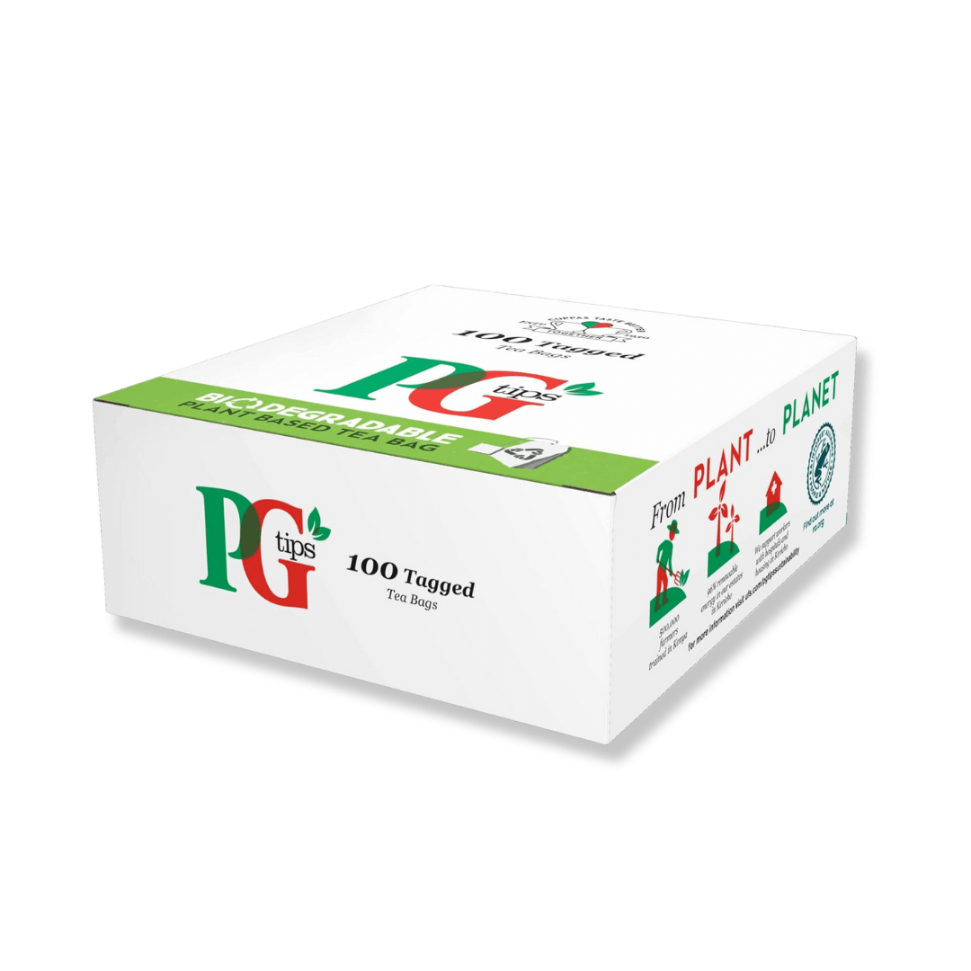 PG Tips Tagged Tea Bags (100 Bags) – ADS Coffee Supplies
