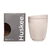 HuskeeCup 8oz Cup & Lid - Single Pack (Natural)