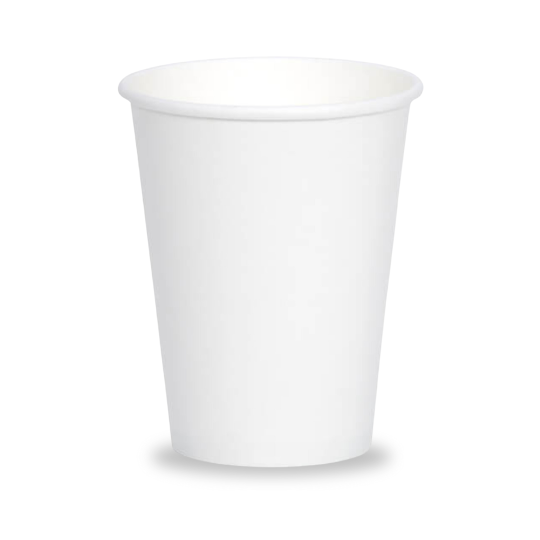 16oz White Single Wall Paper Cups
