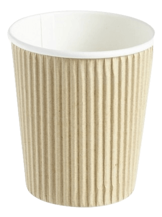 8oz Kraft Ripple Triple Layer Paper Cups (Pallet)