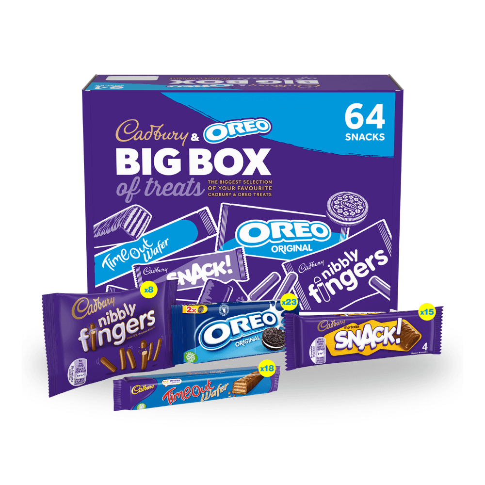 Cadbury & Oreo Big Box of Treats (64 Pack)