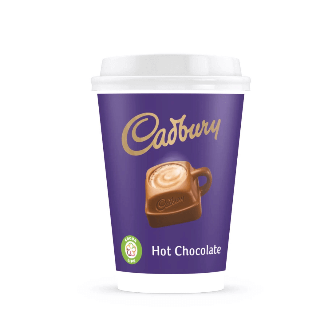 12oz Cadbury Branded Double Walled Paper Cups
