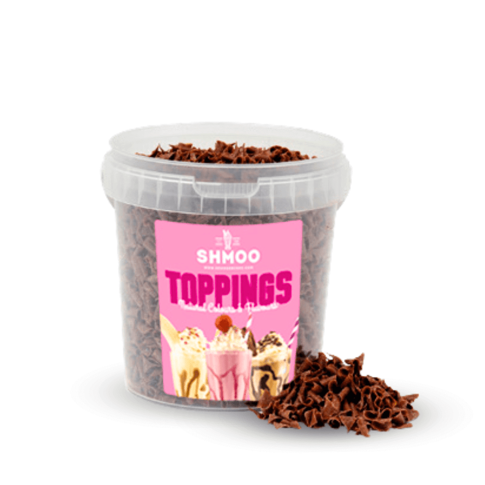 Shmoo Milk Chocolate Curls & Plastic Topping Tub
