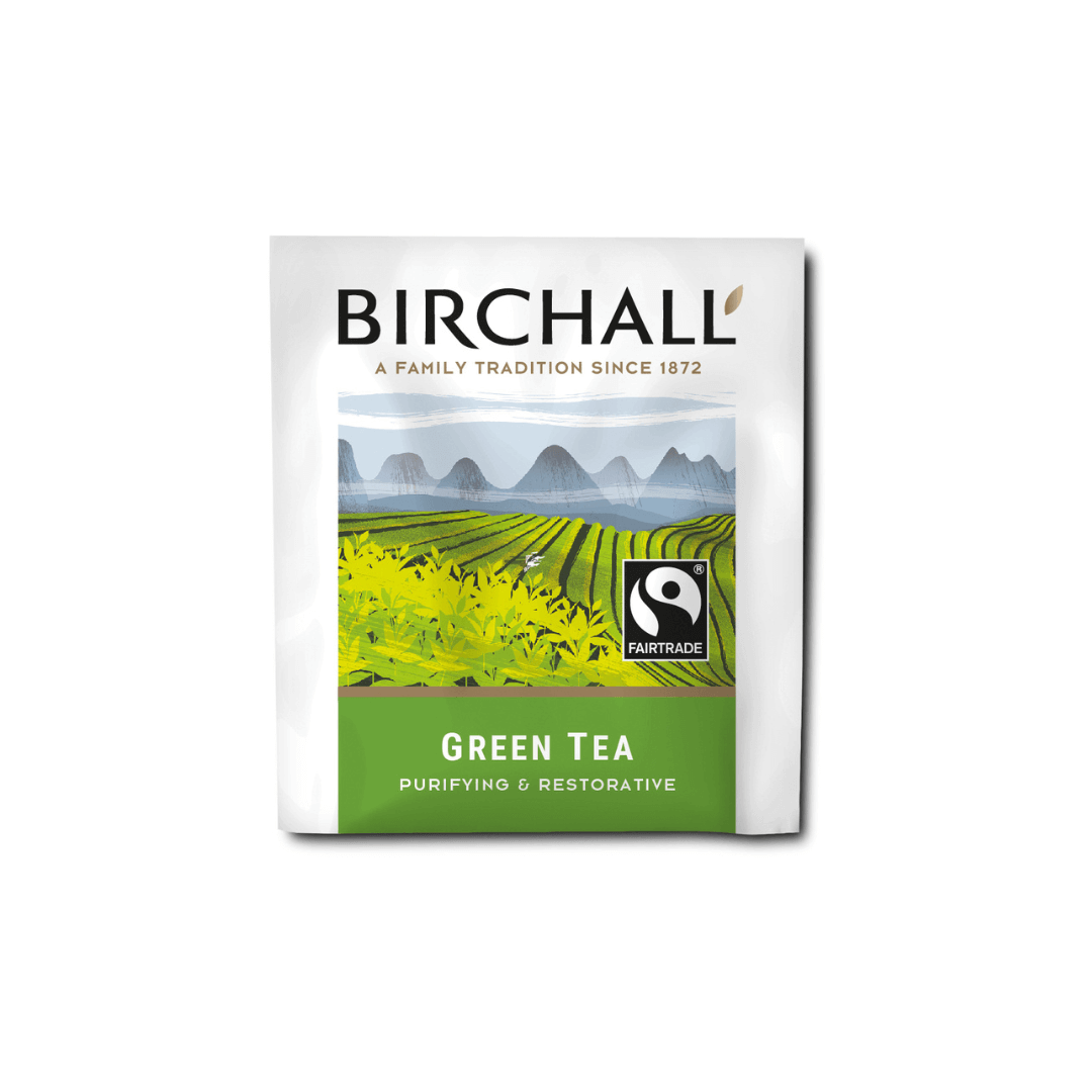 Birchall Green Tea Plant-Based Enveloped Tea Bags (25)