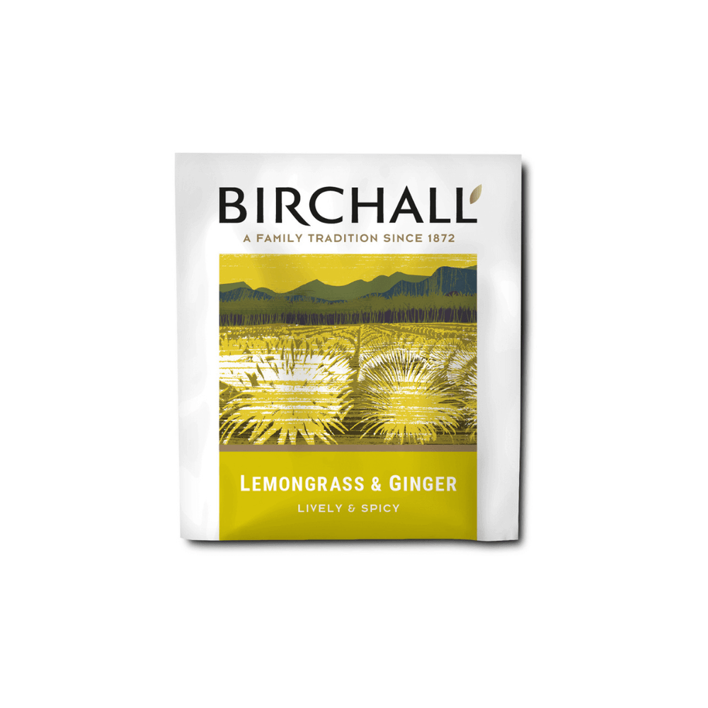 Birchall Lemongrass & Ginger Plant-Based Enveloped Tea Bags (25)