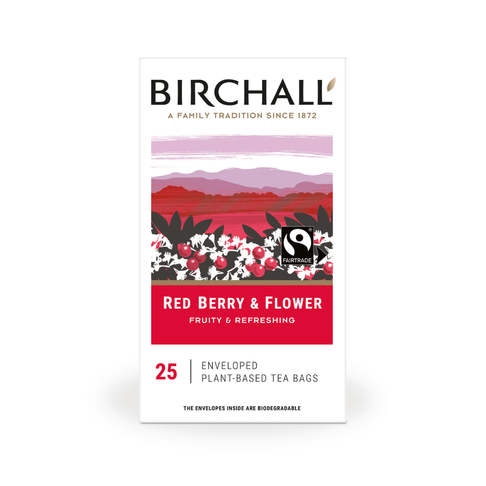 Birchall Red Berry & Flower Plant-Based Enveloped Tea Bags (25)