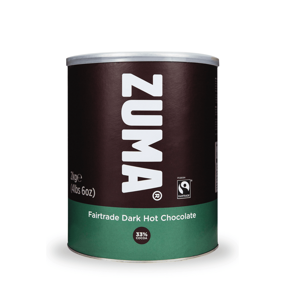 Zuma Fairtrade Dark Vegan Hot Chocolate (2KG Tin)