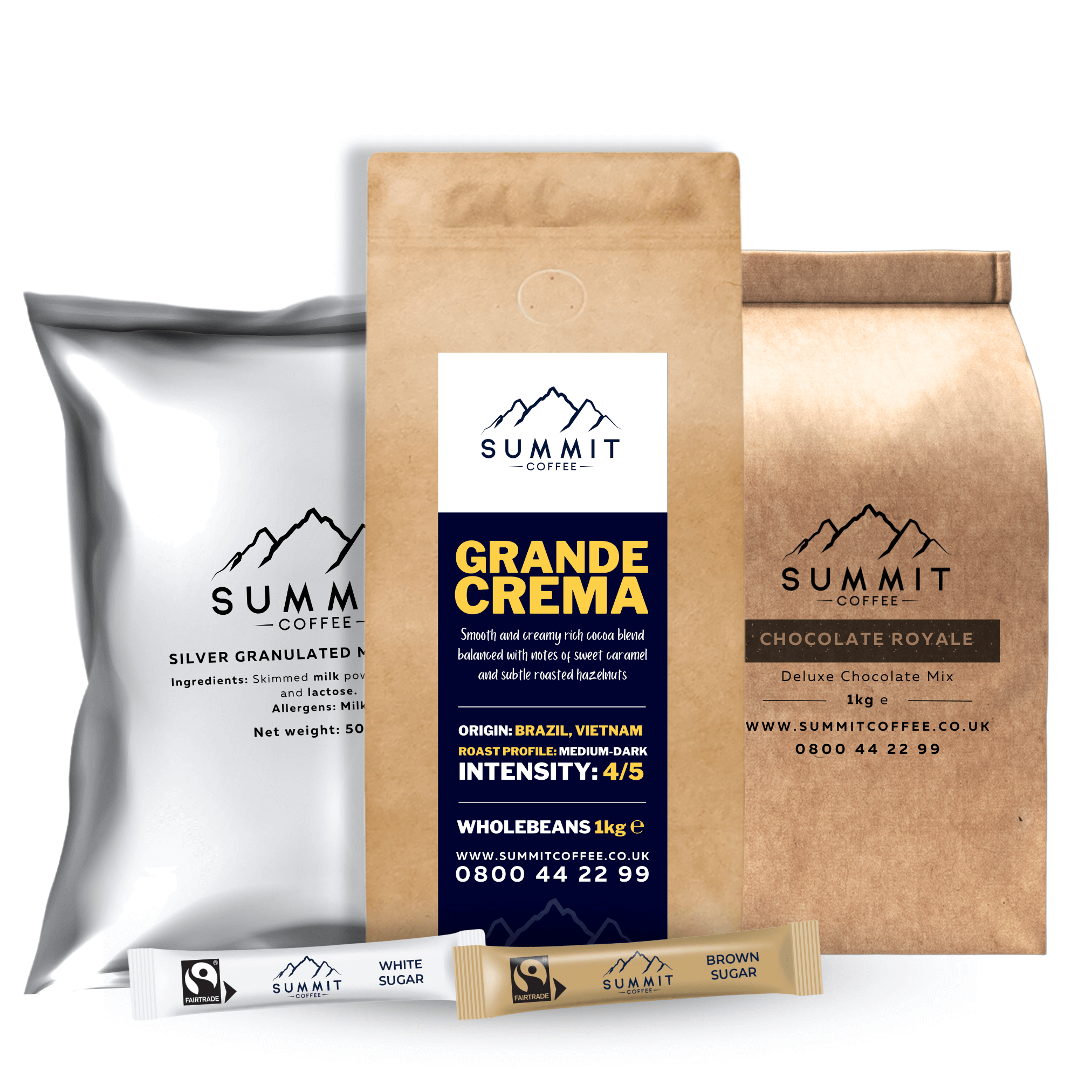 Summit Bean to Cup Granulated Milk Package