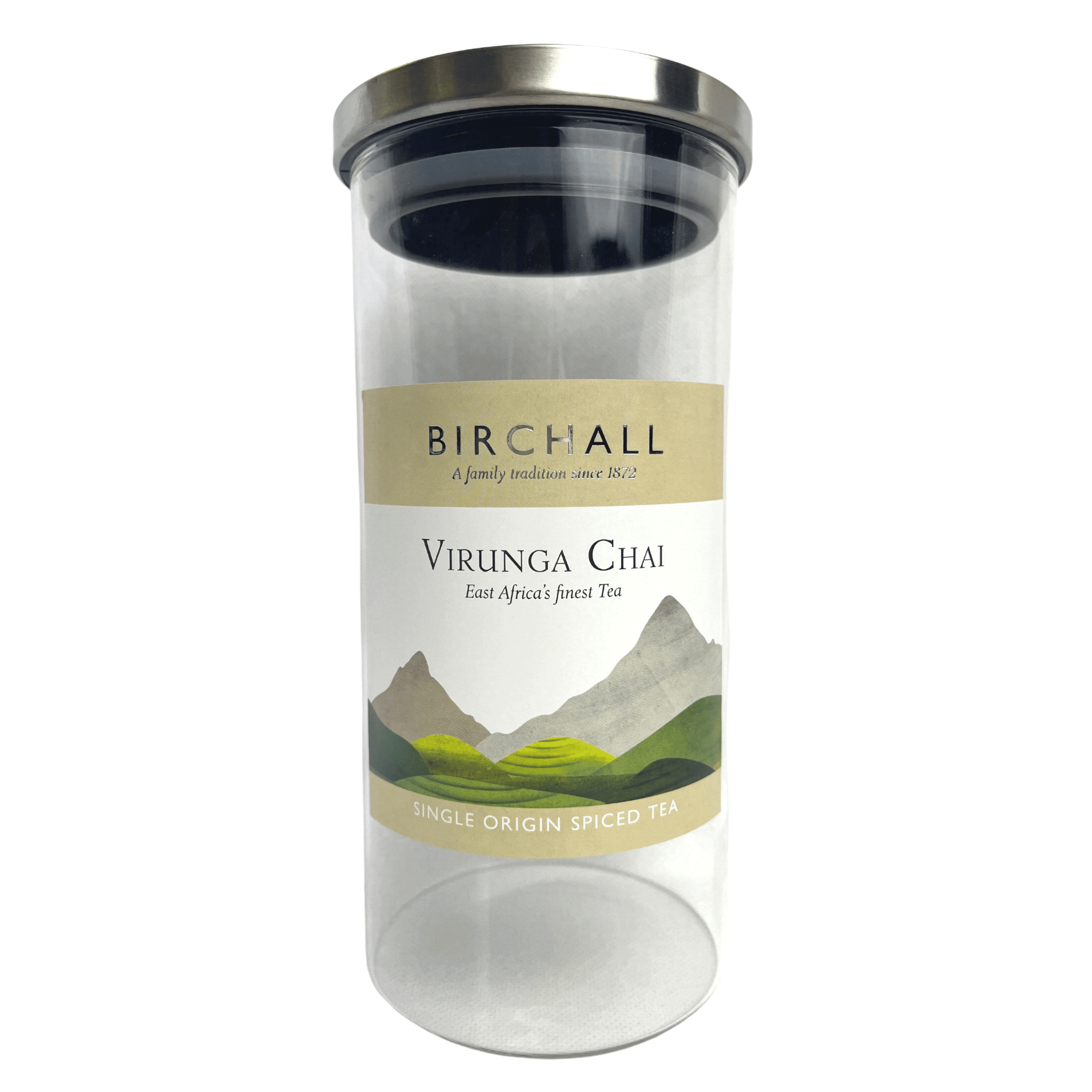 Birchall Glass Tea Jar