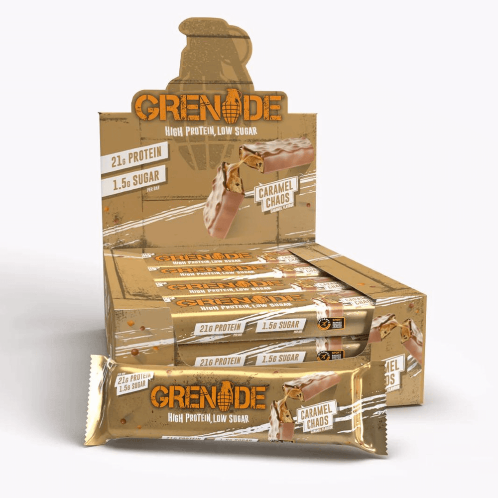 Grenade Caramel Chaos Carb Killa Protein Bars (12 x 60g)