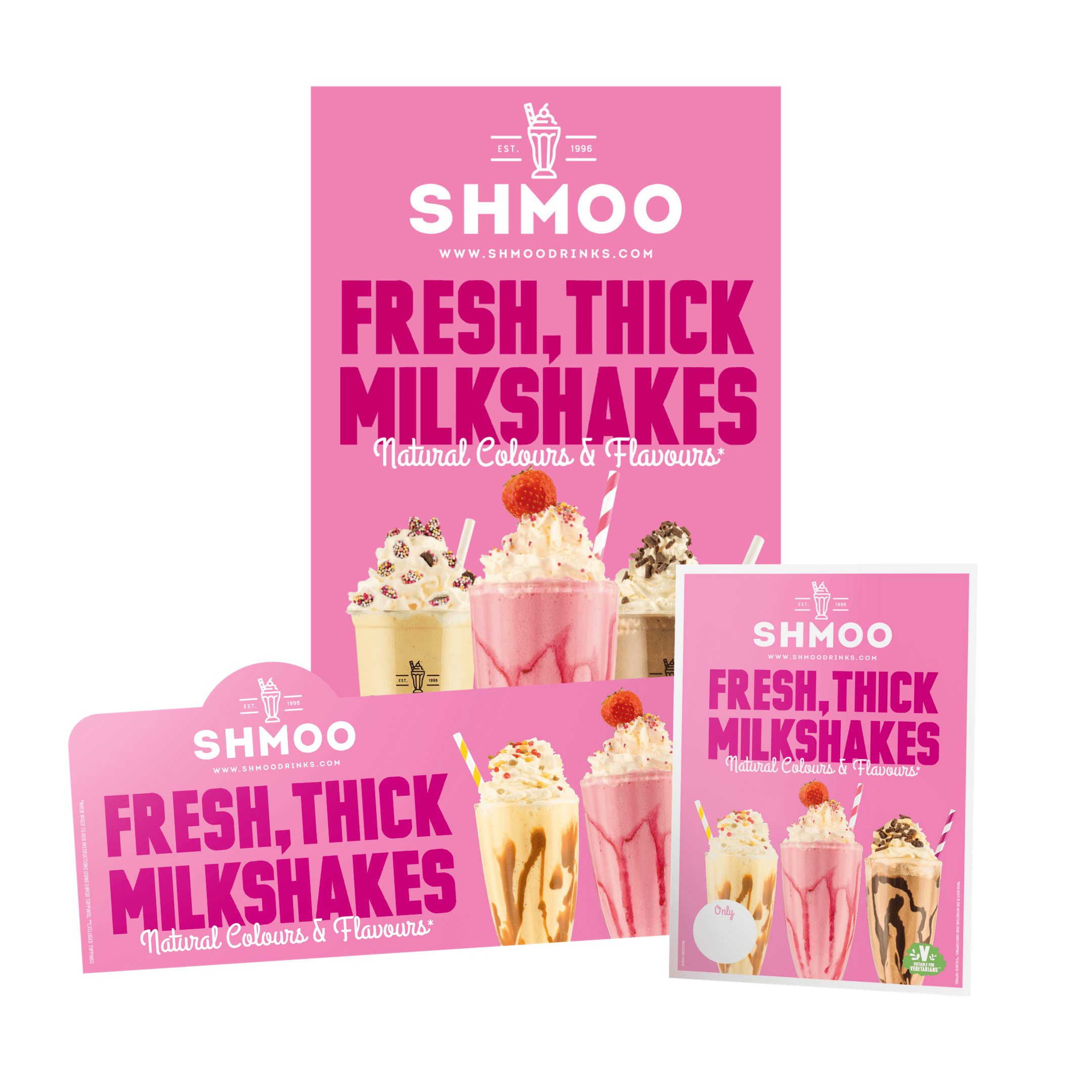 Shmoo Milkshake Starter Kit, Shmoo Red Milkshake Mixer & Pavement Stand