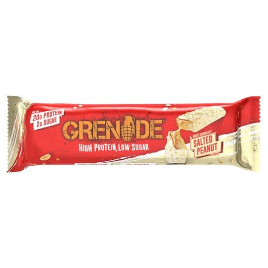Grenade White Chocolate Salted Peanut Carb Killa Protein Bars (12 x 60g) BB: 12/23