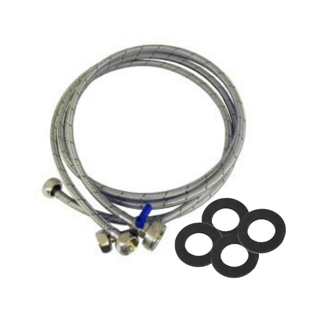 Brita Purity Hose Set 3/4" x 3/4" with 4 x 3/4" Rubber Gaskets