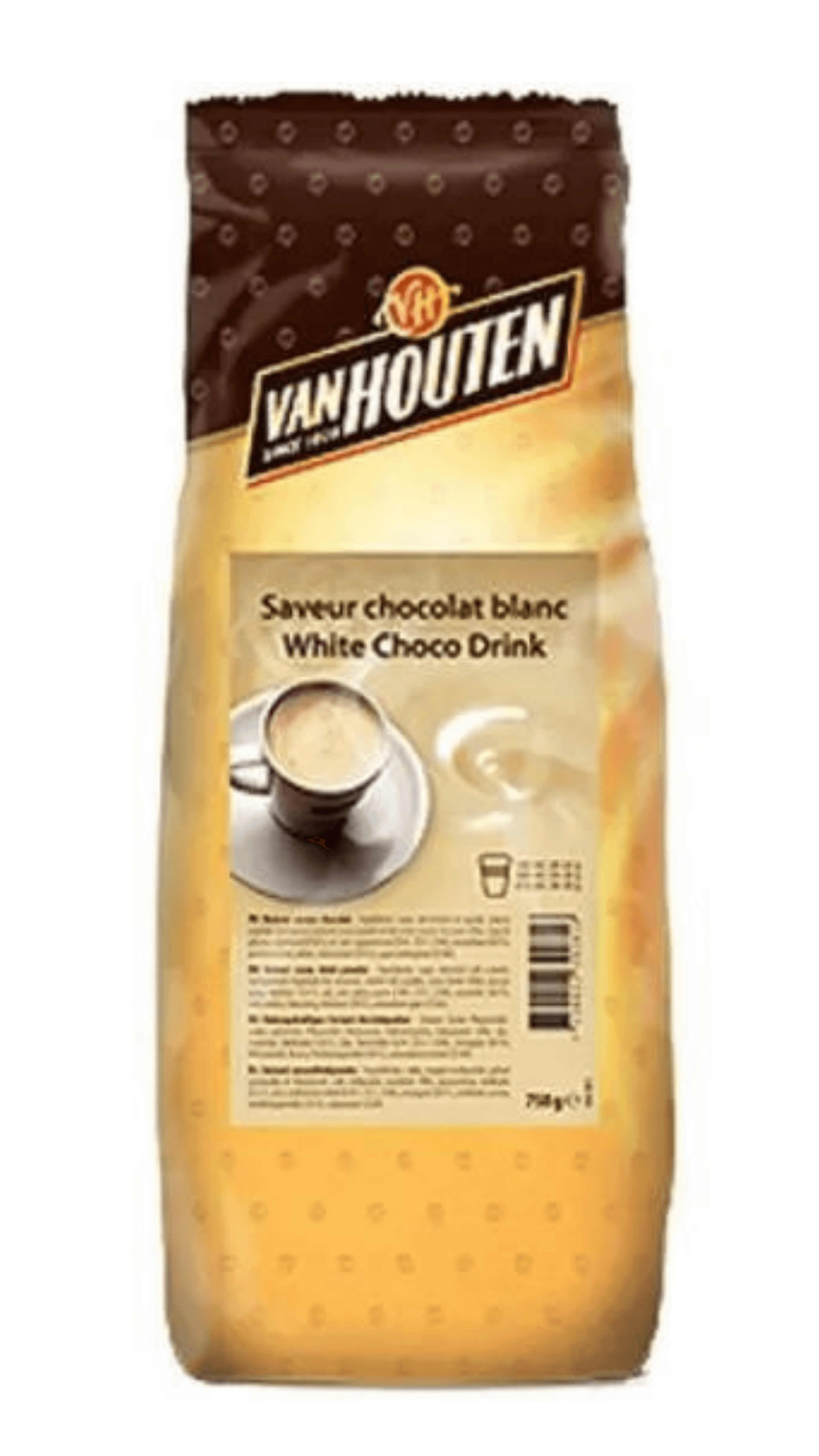 Van Houten White Vending Hot Chocolate (750G Bag) BBE: 21/07/23