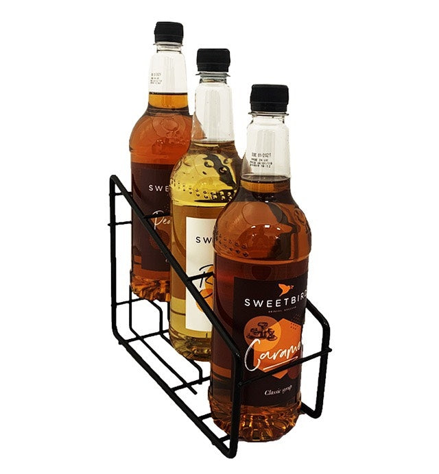 Syrup Bottle Display Rack (3 Bottles)