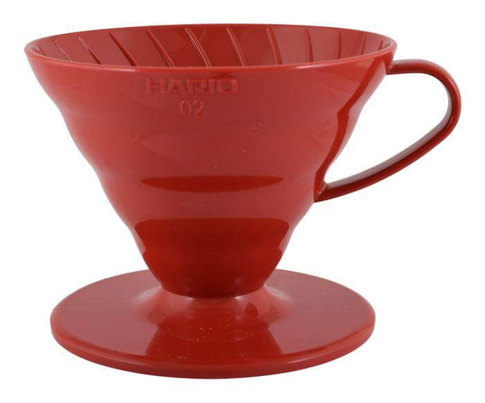 Hario V60 02 Red Plastic Coffee Dripper