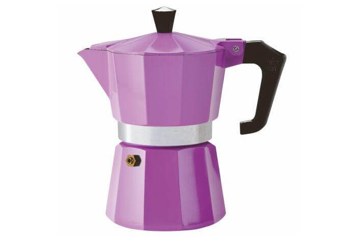 Pezzetti Italexpress Aluminium Stove Top Espresso Moka Pot (Purple)
