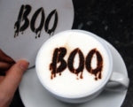 Halloween Boo Stencil