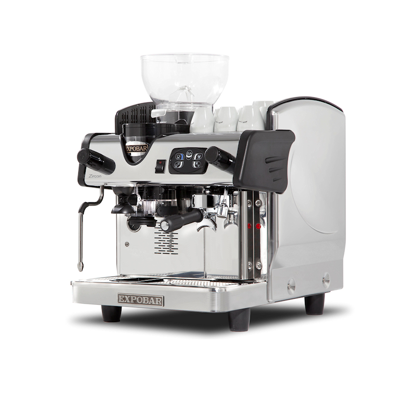 Zircon 1 Group with Integral Grinder Traditional Espresso Coffee Machine