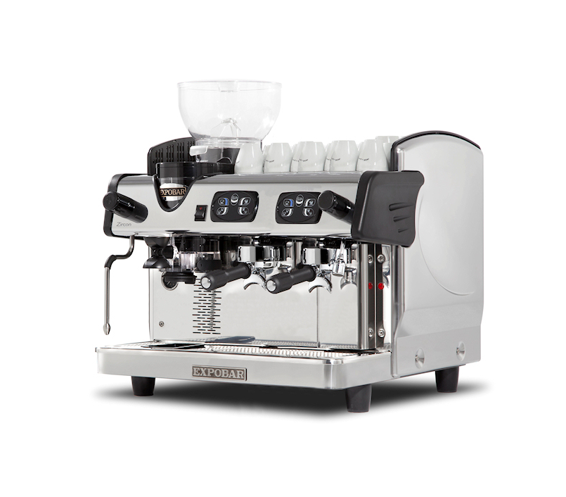 Zircon 2 Group with Integral Grinder Traditional Espresso Coffee Machine